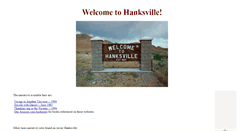Desktop Screenshot of hanksville.org
